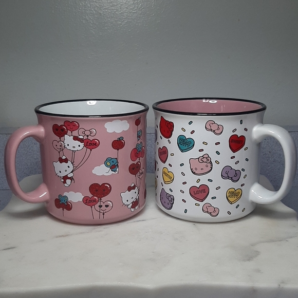 Hello Kitty Valentine's Day Mug Set of 2 - Picture 3 of 9
